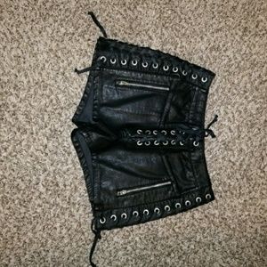 Black shorts - Revolve Coachella Shorts